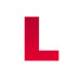 learner driver L plate